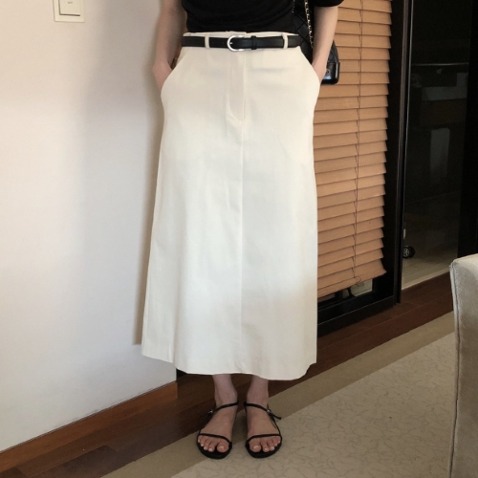 jooen-버터 세미 H스커트(S,M)♡韓國女裝裙